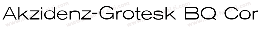 Akzidenz-Grotesk BQ Condensed A Med字体转换